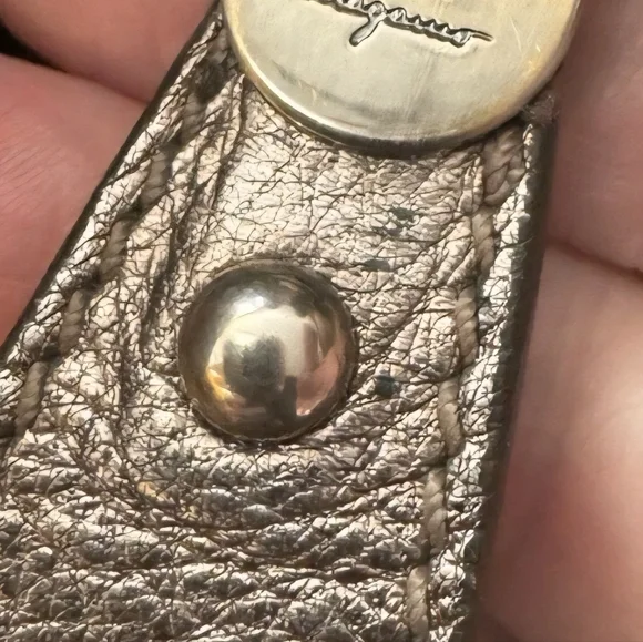 Salvatore Ferragamo Bronze Satchel Bag - Picture 16 of 16